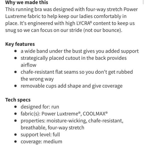 Lululemon Run Top Speed Bra - Picture 3 of 5